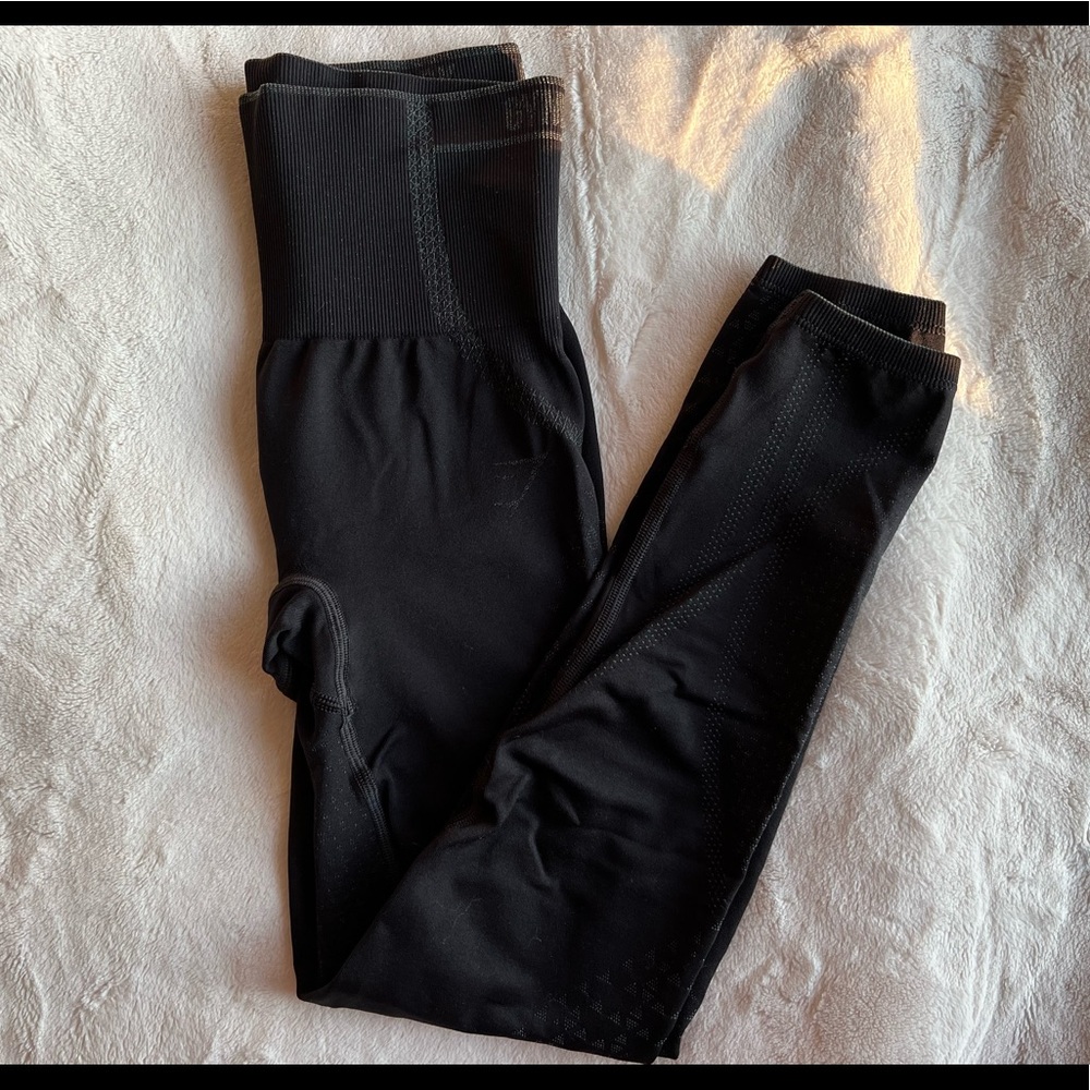 Black Gymshark Leggings, Size XS